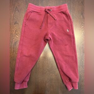 Polo by Ralph Lauren Kids Burgundy Joggers